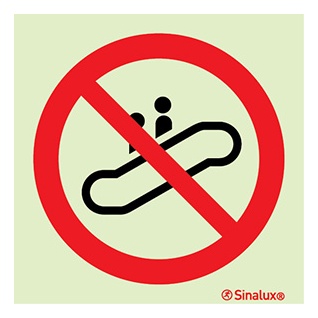 Signalisation une face, f1754, PVC photoluminescent