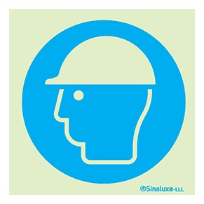 [F6402F20201LGFR] Signalisation une face, f6402, PVC photoluminescent (200x200)