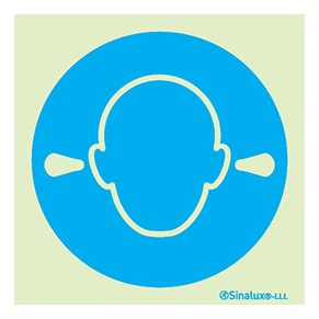 [F6409F20201LGFR] Signalisation une face, f6409, PVC photoluminescent (200x200)