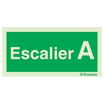 Signalisation drapeau, f6601, PVC photoluminescent