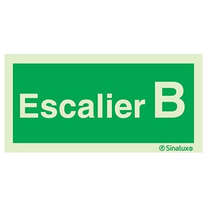 [F6602] Signalisation drapeau, f6602, PVC photoluminescent