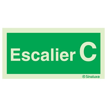 Signalisation drapeau, f6603, PVC photoluminescent