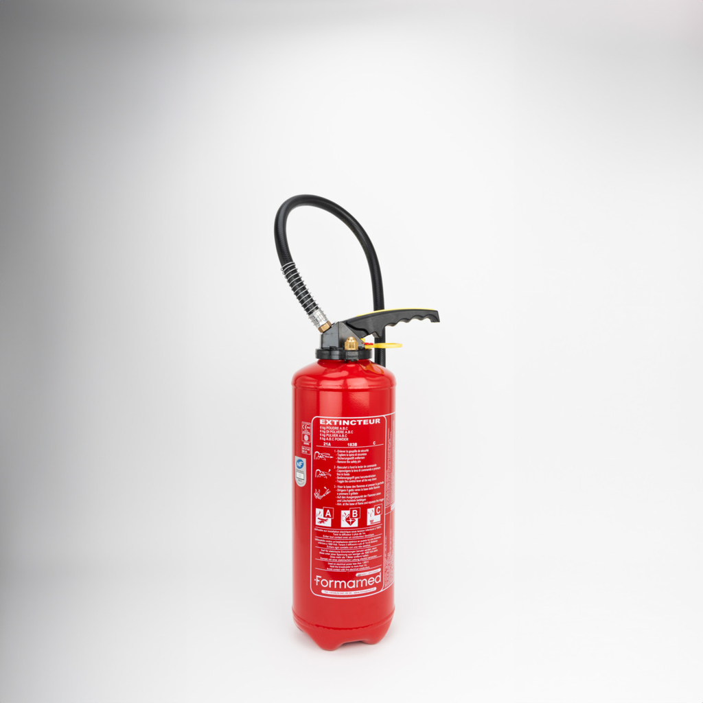 [XV-PP6] Extincteur Poudre 6kg ABC Vulcain [AEAI]