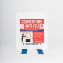Couverture anti-feu avec coque 1.1 x 1.1 m