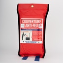 Couverture anti-feu avec pochette souple 1.1 x 1.1m